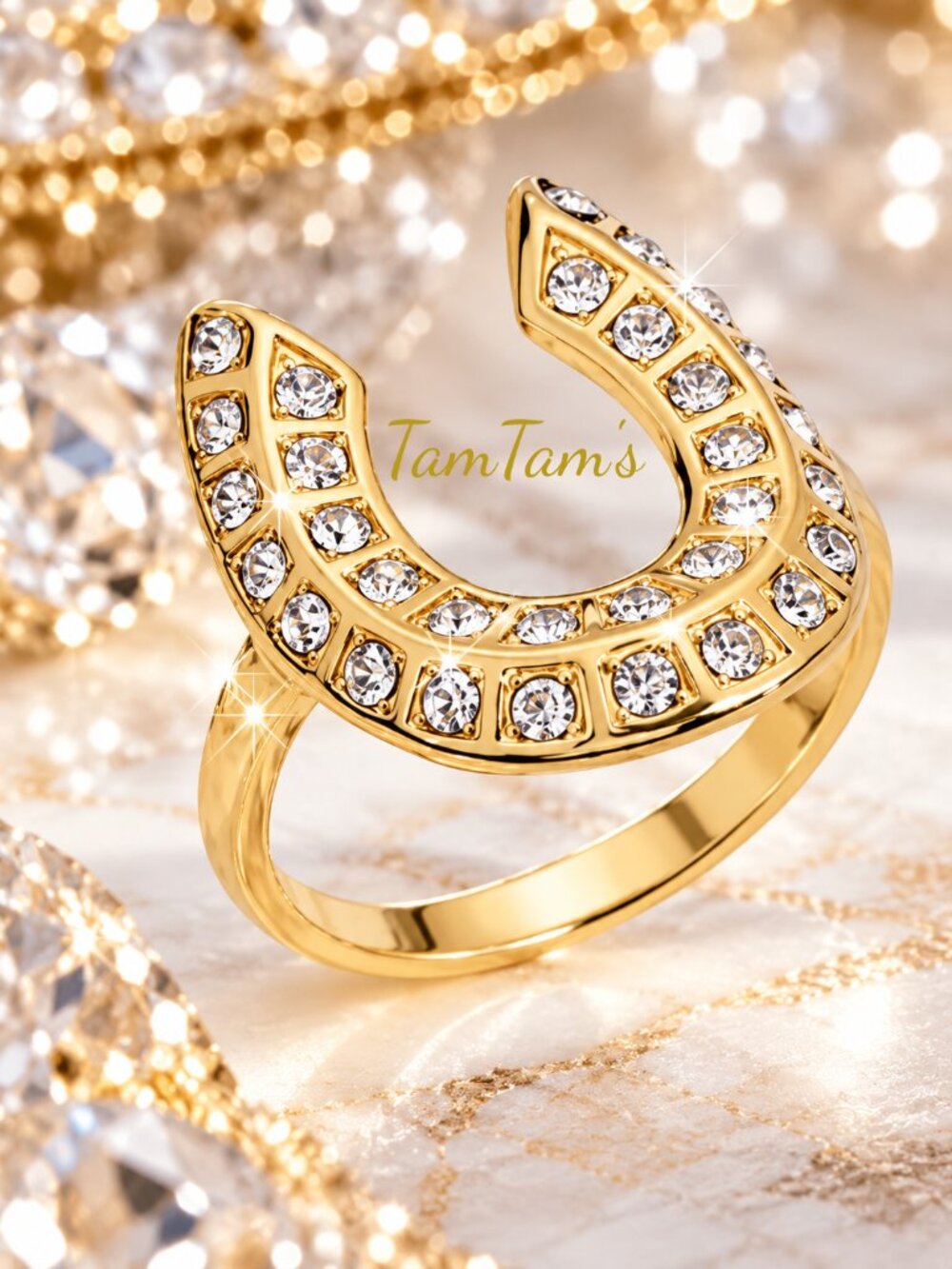 Park Lane Horseshoe Lucky Ring